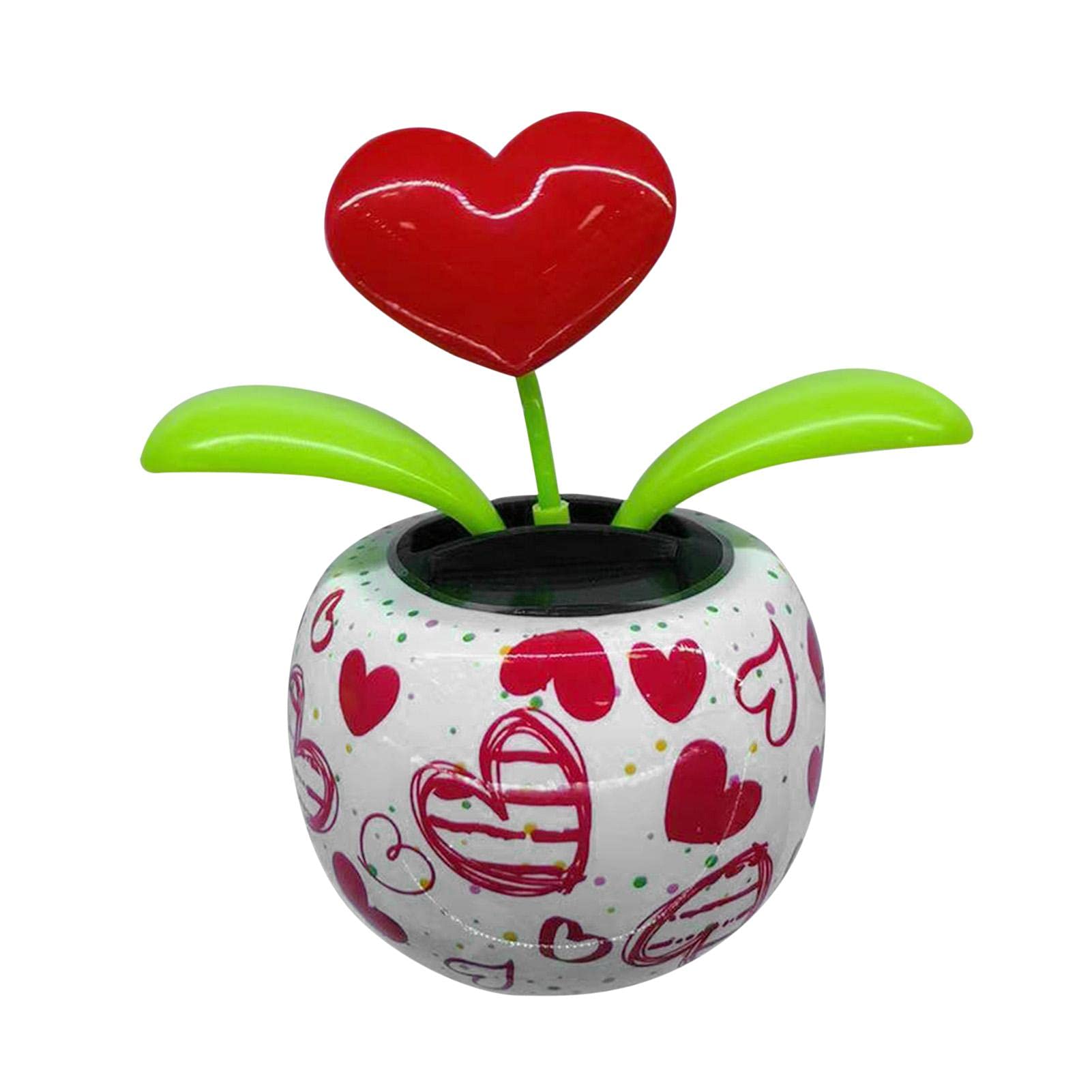 5eL “Electric Dancing Flower” - Red JuzToys Solar Powered Dancing Flower | Desk, Window, Or Car